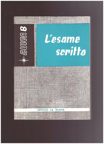 L' ESAME SCRITTO Temi, schemi e fonti Guida B - copertina