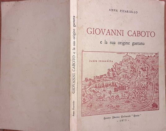 Giovanni Caboto e la sua origine gaetana - copertina