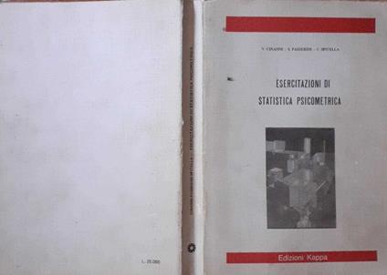Esercitazioni di statistica psicometrica - copertina