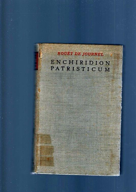 Enchiridion Patristicum - copertina