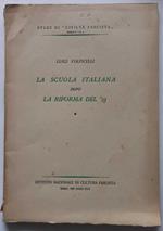 La scuola italiana dopo la riforma del '23