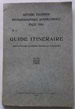 Septième excursion phytogéographique internationale Italie 1934 guide itinéraire