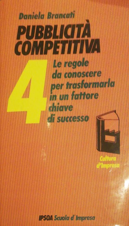 Pubblicità competitiva - Daniela Brancati - copertina