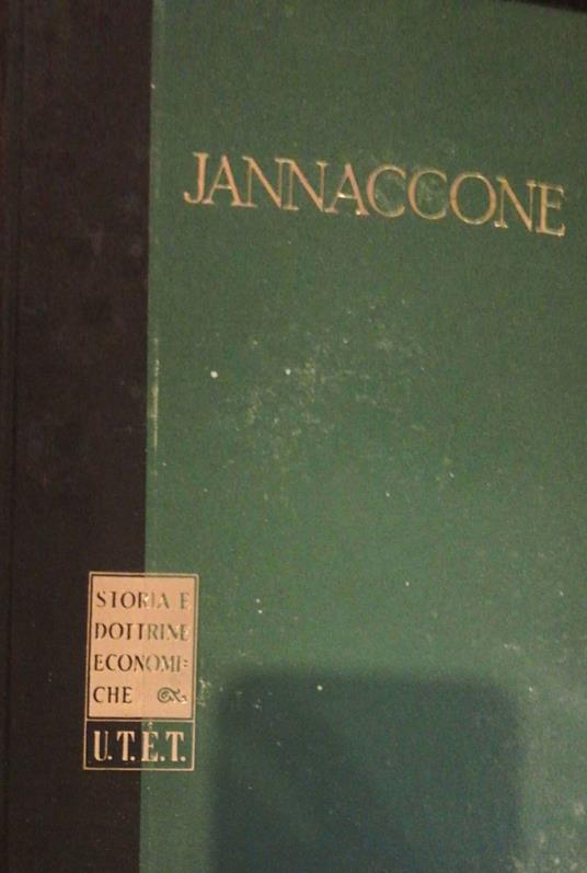 Moneta e lavoro - Pasquale Jannaccone - copertina