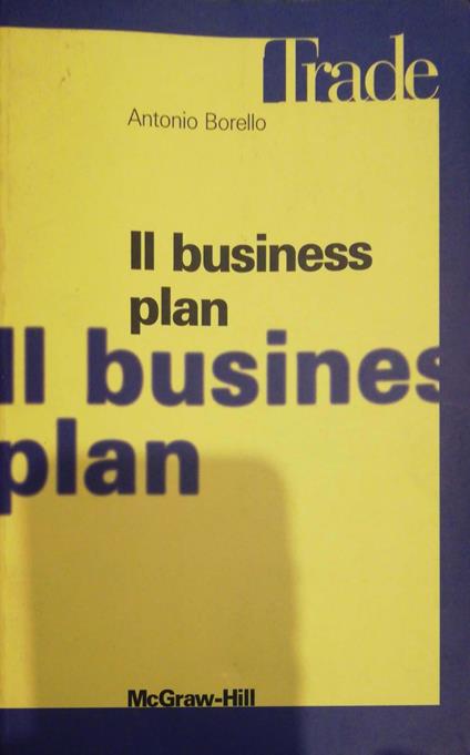 Il business plan - Antonio Borello - copertina