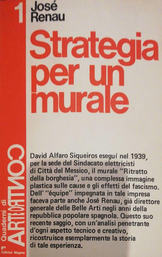 Strategia per un murale - copertina