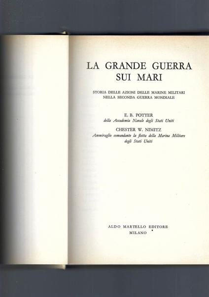La Grande Guerra Sui Mari - copertina
