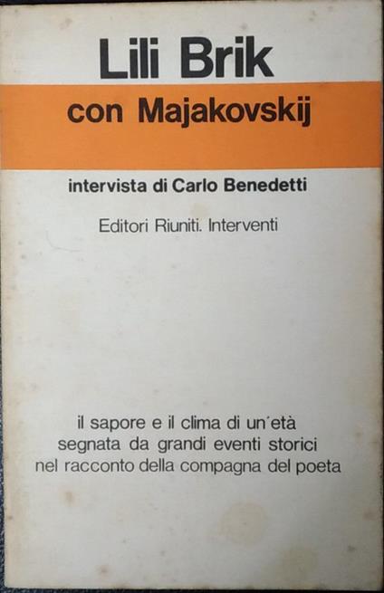 Con Majakovskij - Lili Brik - copertina