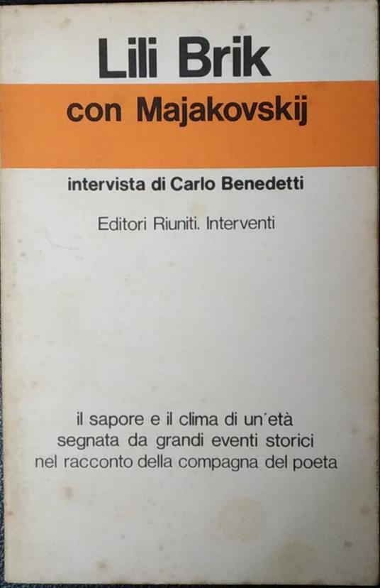 Con Majakovskij - Lili Brik - copertina