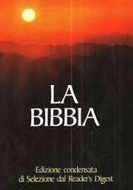 LA BIBBIA Edizione condensata - copertina