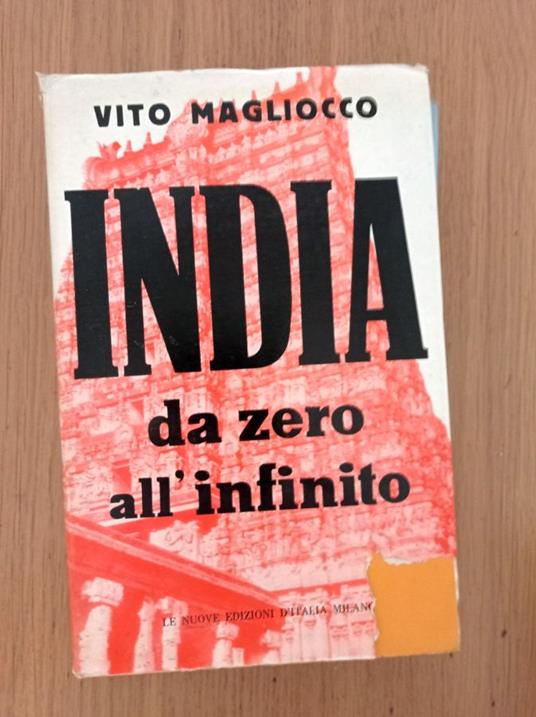 India da zero all'infinito - Vito Magliocco - copertina
