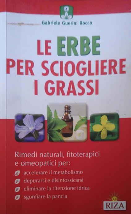 erbe per sciogliere i grassi - Gabriele Guerini Rocco - copertina