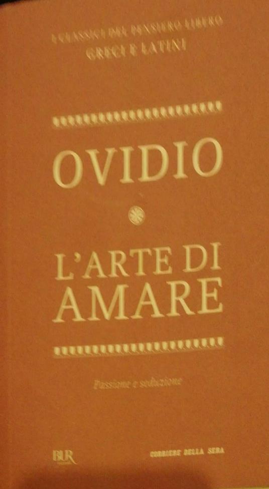 arte di amare - P. Nasone Ovidio - copertina