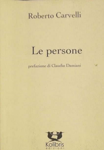 Le persone - Roberto Carvelli - copertina