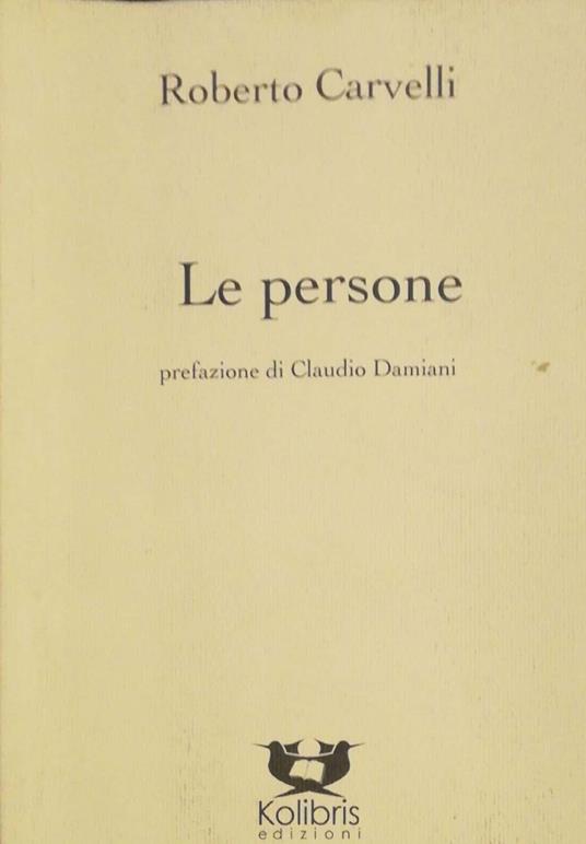 Le persone - Roberto Carvelli - copertina