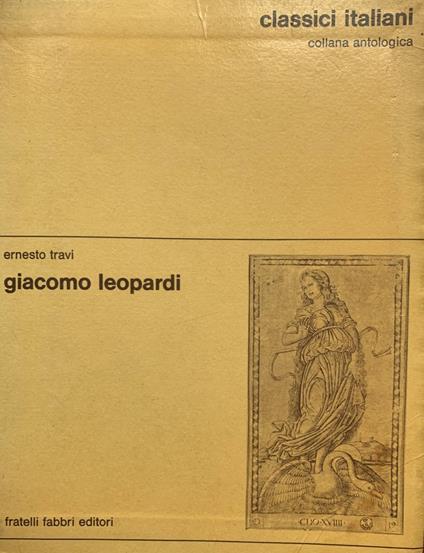 Giacomo Leopardi - Ernesto Travi - copertina