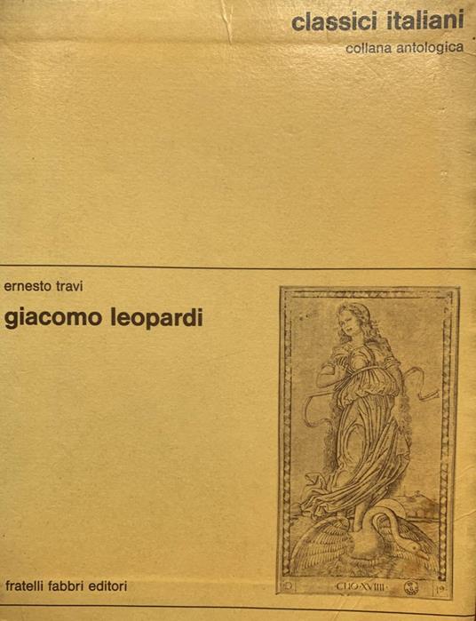 Giacomo Leopardi - Ernesto Travi - copertina