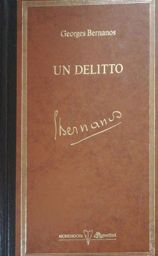 Un delitto - Georges Bernanos - copertina