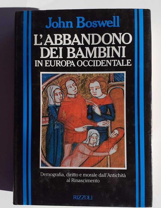 L' abbandono dei bambini in Europa occidentale - John Boswell - copertina