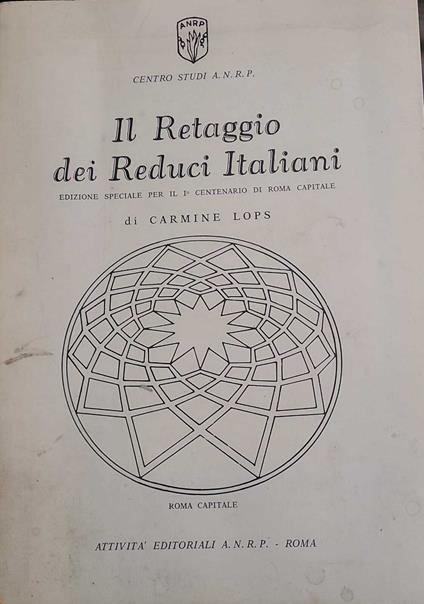Il retaggio dei reduci Italiani - copertina