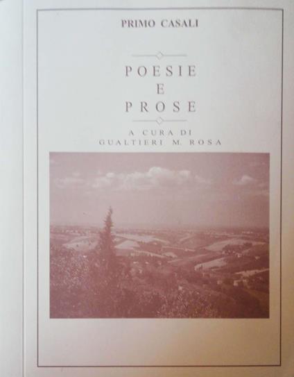Poesie e prose - copertina