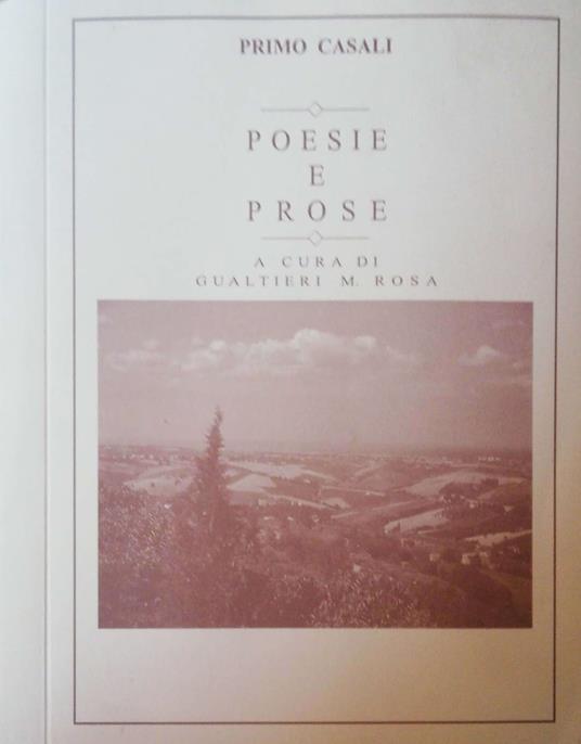Poesie e prose - copertina