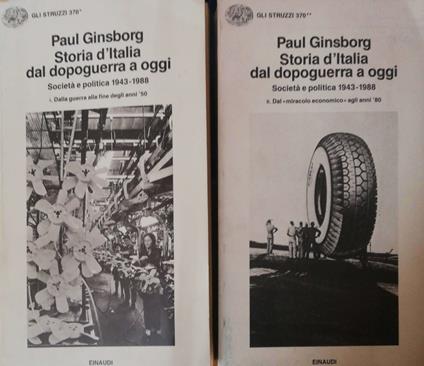 Storia d'Italia dal dopoguerra a oggi - Paul Ginsborg - copertina