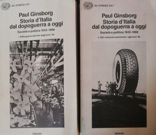 Storia d'Italia dal dopoguerra a oggi - Paul Ginsborg - copertina