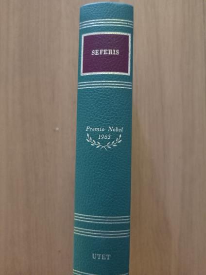 Poesia Prosa - Giorgio Seferis - copertina