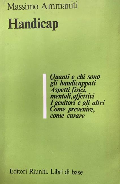 Handicap - Massimo Ammaniti - copertina