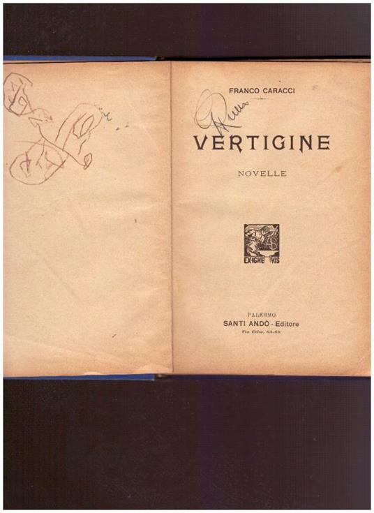 Vertigine - copertina