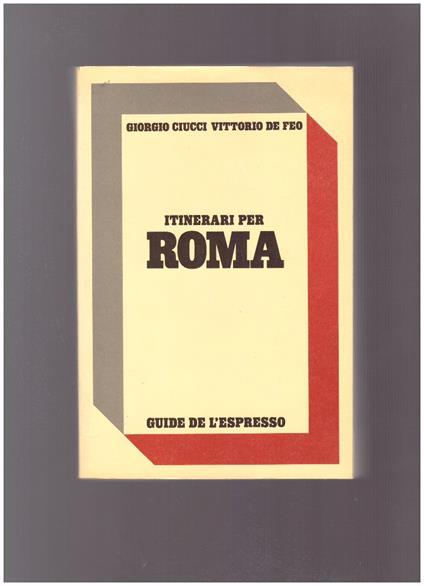 Itinerari Per Roma - copertina