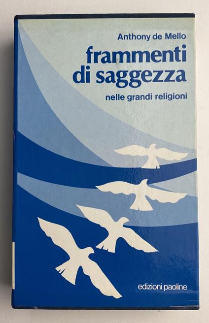 Frammenti di saggezza - Anthony De Mello - copertina