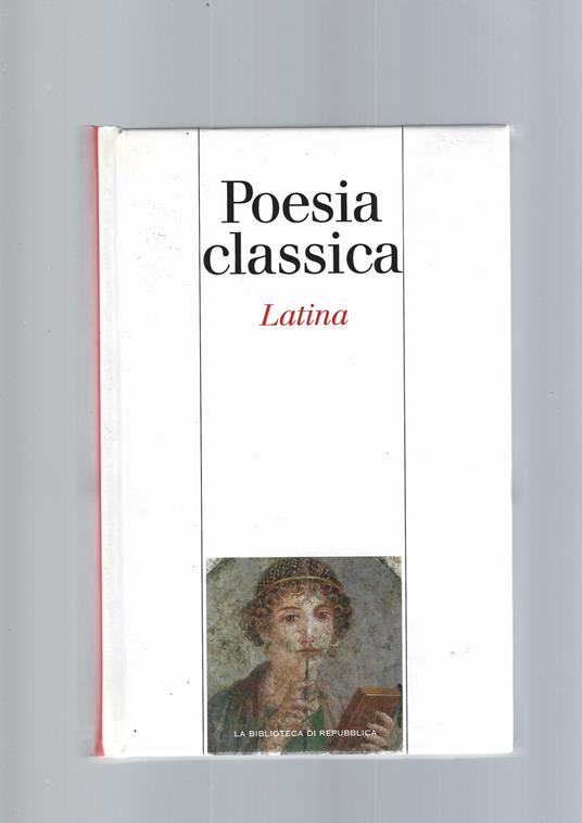 Poesia Classica Latina - copertina