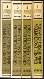 Grand enciclopedia della musica classica 4 volumi armando curcio editore
