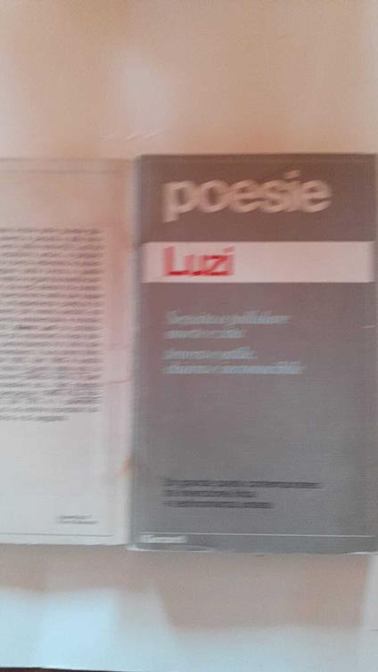 Poesie - Luz - copertina