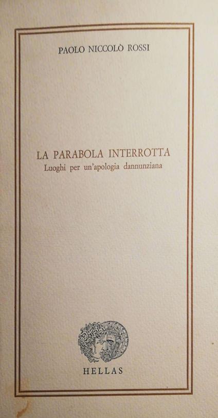 La parabola interrotta - copertina
