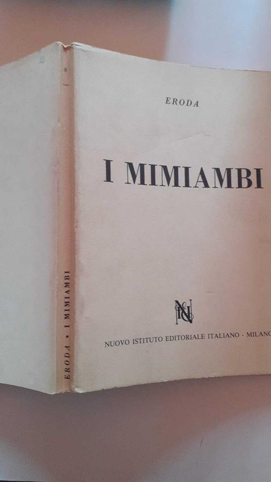 I mimiambi - Eronda - copertina