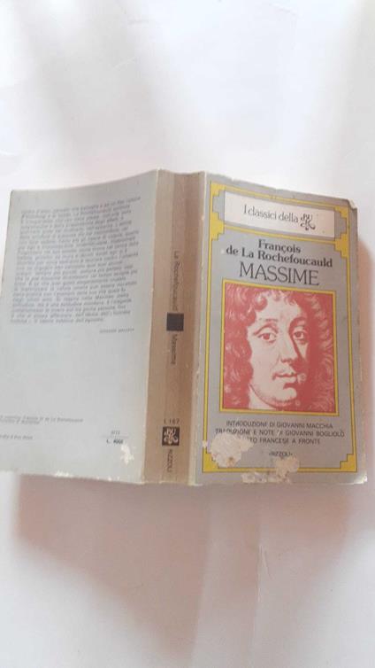 Massime - François de La Rochefoucauld - copertina