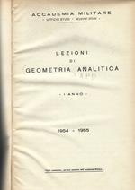 Lezioni Di Geometria Analitica, I Anno. 1954-1955