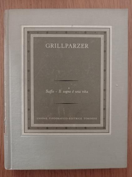 Saffo - Il sogno è una vita - copertina