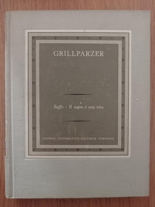 Saffo - Il sogno è una vita - copertina