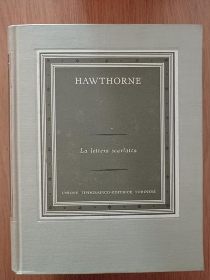 La lettera scarlatta - Nathaniel Hawthorne - copertina