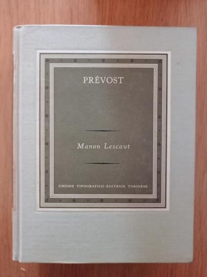 Manon Lescaut - Antoine-François Prévost - copertina