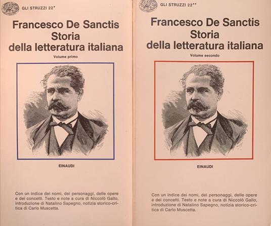 Storia della letteratura italiana - Francesco De Sanctis - copertina