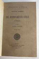 Del rinnovamento civile d'Italia volume terzo