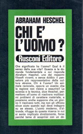 Chi è l'uomo? - copertina