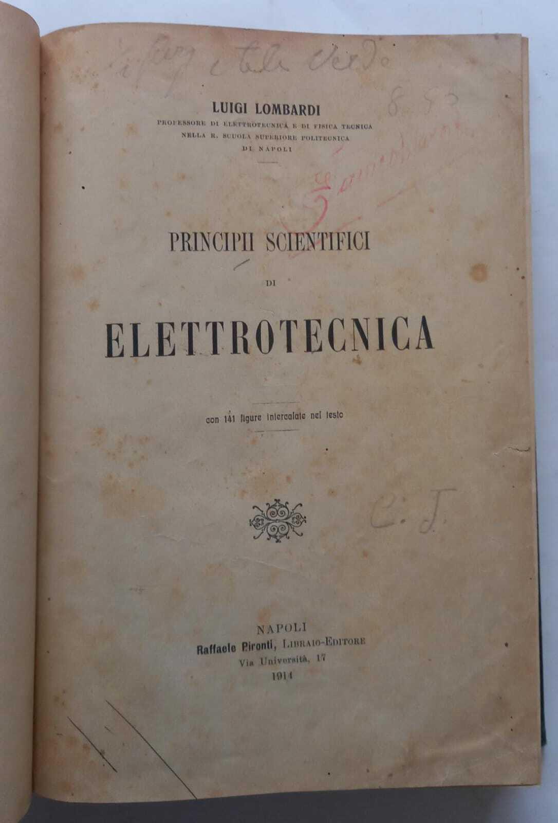 Principii scientifici di elettrotecnica