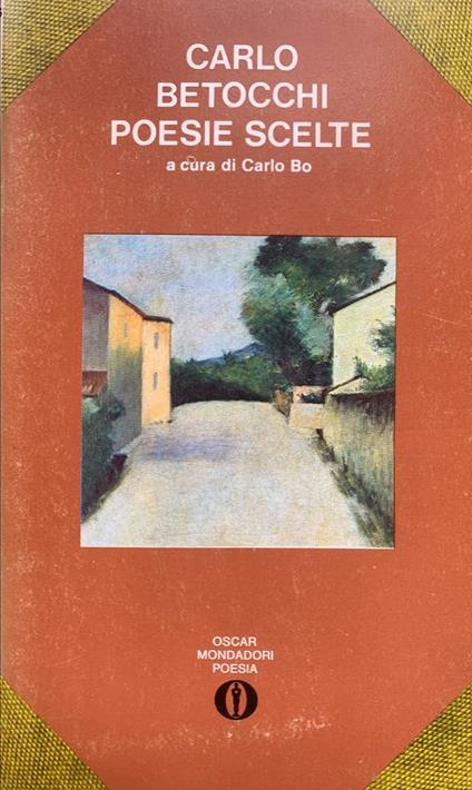 Poesie scelte - Carlo Betocchi - copertina