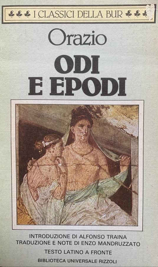 Odi e Epodi - Orazio - copertina